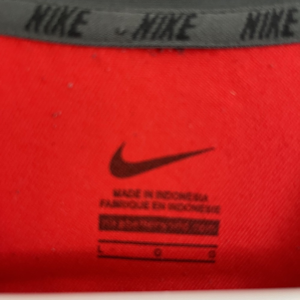Utah Tech Baseball Pull Over Nike Shirt Mens Sz L Red Short Sleeve - Picture 6 of 14
